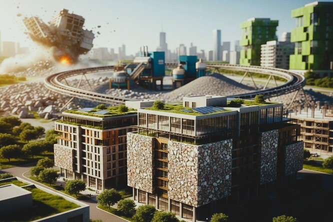 PILPERMIX - ¡Entérate! ¡La transformación del concreto viejo en recurso valioso! - FOTO