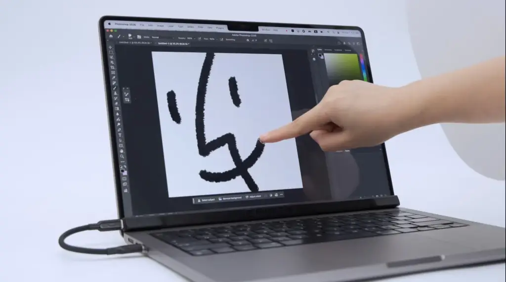 MacBook pantalla táctil
