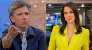 Exalcaldesa de Bogotá estalló contra periodista venezolana: ‘No aceptare que me digas xenófoba’