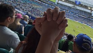 Las imágenes virales de Juan Guaidó en pleno partido del Mundial