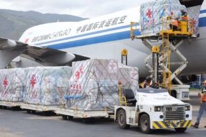 85 Toneladas de ayuda humanitaria recibe Venezuela desde China