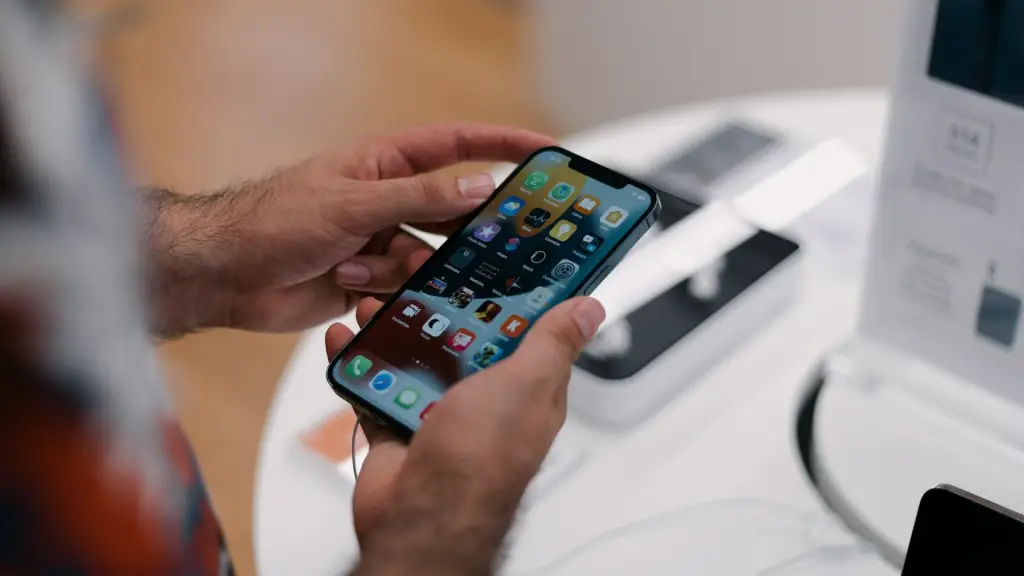iPhone en una Apple Store