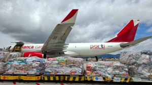 Avianca envió tercer carguero para transportar más de 55 toneladas de ayuda a Venezuela