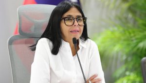 Delcy Rodríguez hace un llamado a gobiernos del mundo para que desbloqueen los recursos de Venezuela y levanten las sanciones